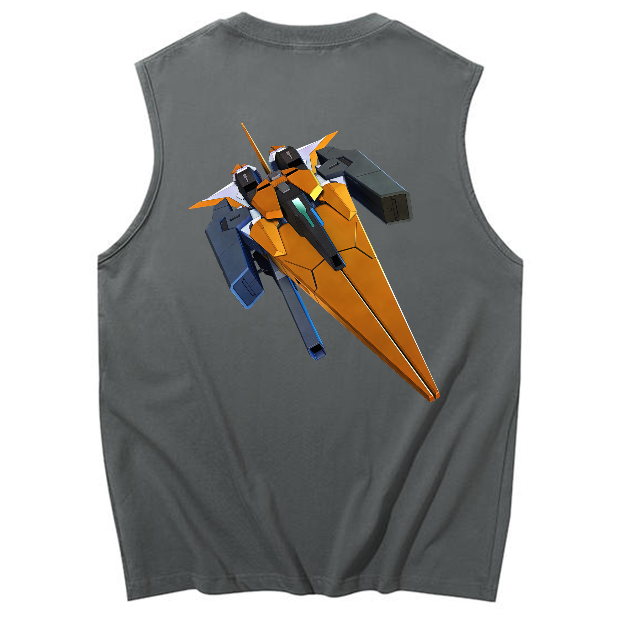 （画像用） 機動戦士ガンダム Mobile Suit Gundam コットン100％タンクトップ（背面プリント）